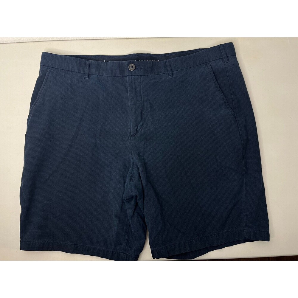 Marc Anthony Shorts Men’s Size 42 Navy Slim Fit Stretch Waist Chino